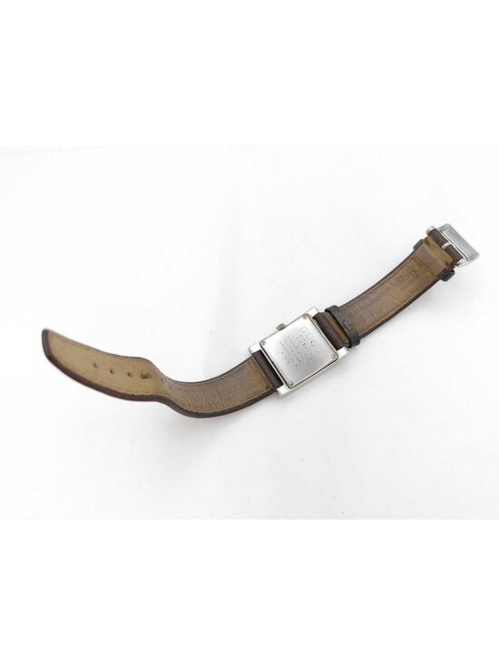 Gucci Clock Silver Stainless Leather main image 8